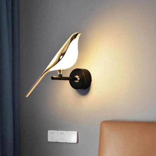 Modern Bird Design LED Wall Lights Living Room | Stylish Wall Lamp for Bedroom, Hallway, Lounge | Decorative Indoor Light Fixture | Elegant Wall Mount Accent Lighting