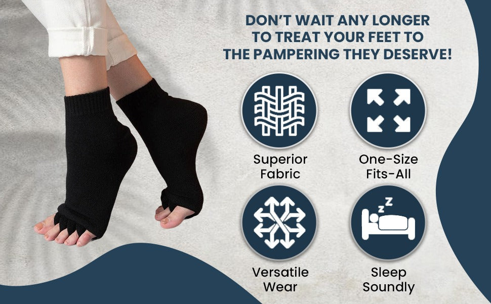 🧦 USOXO™ Toe Separator Alignment Socks 🎉