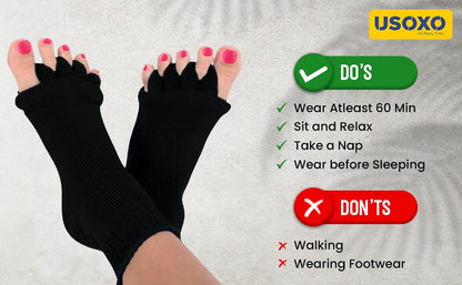 🧦 USOXO™ Toe Separator Alignment Socks 🎉