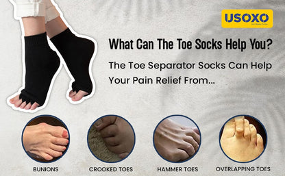 🧦 USOXO™ Toe Separator Alignment Socks 🎉