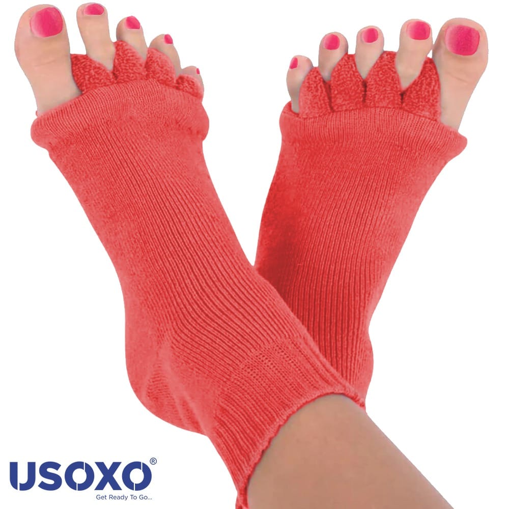 🧦 USOXO™ Toe Separator Alignment Socks 🎉