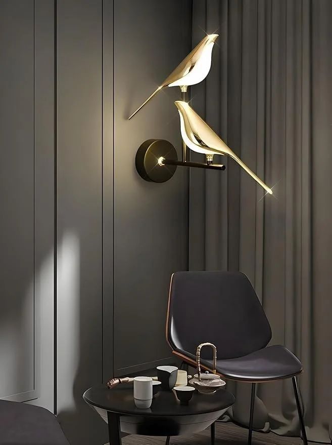 Golden Bird LED Wall Light