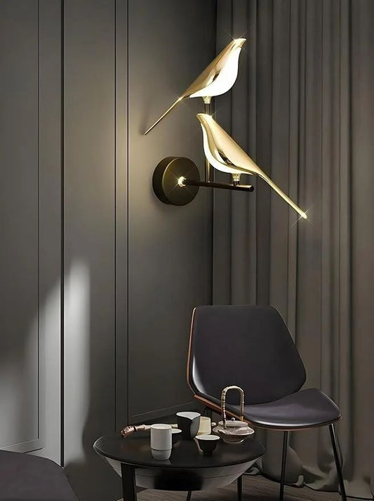 Golden Bird LED Wall Light