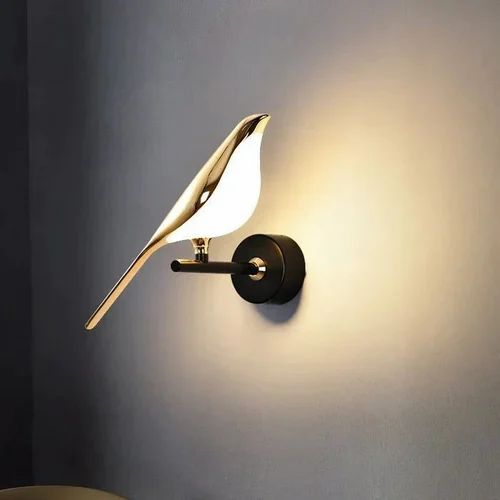 Modern Bird Design LED Wall Lights Living Room | Stylish Wall Lamp for Bedroom, Hallway, Lounge | Decorative Indoor Light Fixture | Elegant Wall Mount Accent Lighting